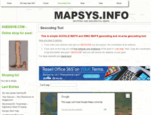 Tablet Screenshot of mapsys.info
